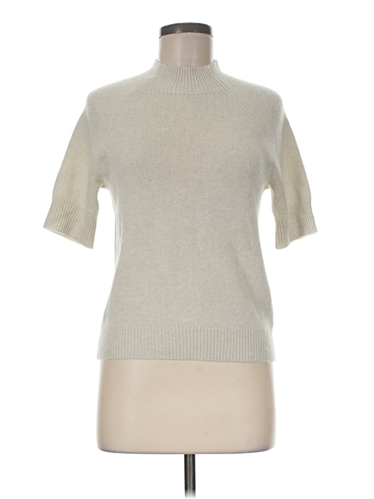 Pre-owned Aqua Turtleneck Sweater In Silver