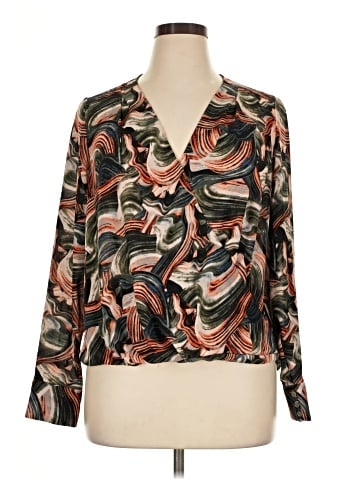 Halogen Long Sleeve Blouse (view 1)
