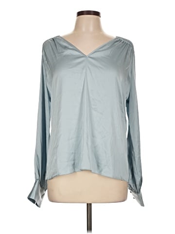 White House Black Market Long Sleeve Blouse (view 1)