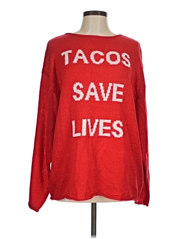 Listicle Pullover Sweater (view 1)