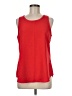 Van Heusen 100% Polyester Red Sleeveless Top Size M - photo 1