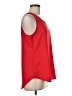 Van Heusen 100% Polyester Red Sleeveless Top Size M - photo 4