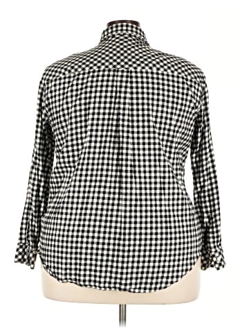 Lane Bryant Long Sleeve Button-Down Shirt (view 2)