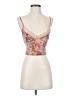 Motel 100% Polyester Tan Pink Tank Top Size XS - photo 1