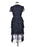 En Focus Studio Polka Dots Blue Casual Dress Size 14 - photo 2