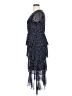 En Focus Studio Polka Dots Blue Casual Dress Size 14 - photo 5