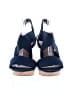 Lower East Side Blue Wedges Size 9 1/2 - photo 2