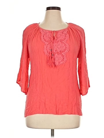 Notations 3/4 Sleeve Blouse (view 1)