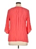 Notations 100% Rayon Orange 3/4 Sleeve Blouse Size XL - photo 2