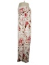 Express Floral Ivory Linen Pants Size XL - photo 5