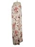 Express Floral Ivory Linen Pants Size XL - photo 4