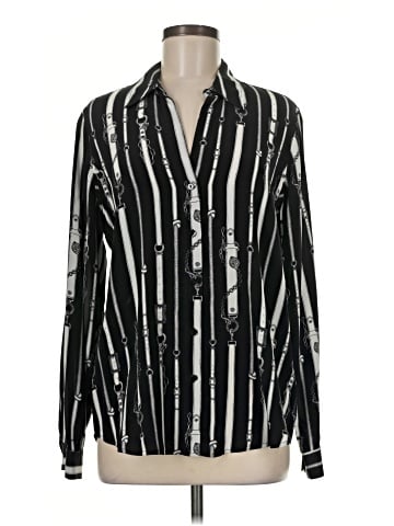 L'Agence Long Sleeve Button-Down Shirt (view 1)