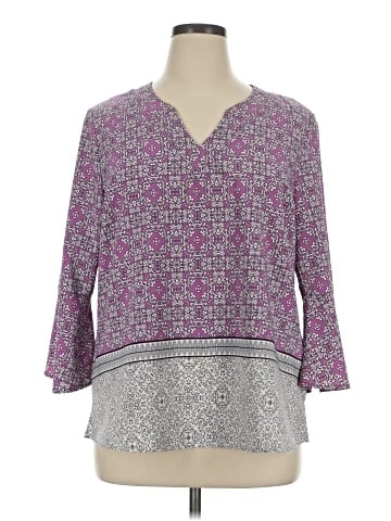 Dana Buchman 3/4 Sleeve Blouse (view 1)