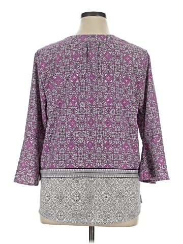 Dana Buchman 3/4 Sleeve Blouse (view 2)