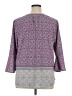 Dana Buchman Purple 3/4 Sleeve Blouse Size XL - photo 2