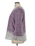 Dana Buchman Purple 3/4 Sleeve Blouse Size XL - photo 5