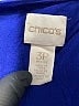 Chico's 100% Polyester Blue 3/4 Sleeve Blouse Size XL Petite (3) - photo 7