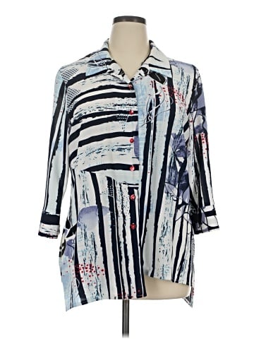 Michael Tyler 3/4 Sleeve Button-Down Shirt (view 1)