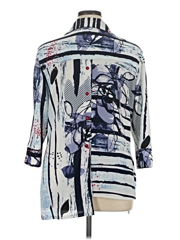 Michael Tyler 3/4 Sleeve Button-Down Shirt (view 2)