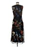 Connected Apparel Print Black Cocktail Dress Size 6 - photo 2