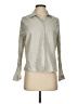Cos Metallic Silver Long Sleeve Blouse Size XS - photo 1