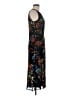 Connected Apparel Print Black Cocktail Dress Size 6 - photo 4