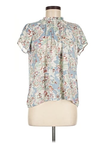 Rose + Olive Short Sleeve Blouse (view 1)