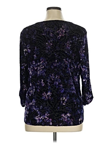 Roz & Ali 3/4 Sleeve Blouse (view 2)