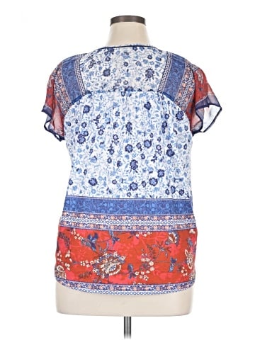 Style&Co Short Sleeve Blouse (view 2)
