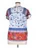 Style&Co Blue Short Sleeve Blouse Size XL (petite) - photo 2