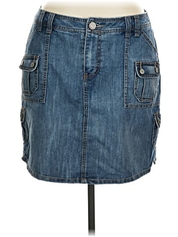 Faded Glory Denim Skirt (view 1)