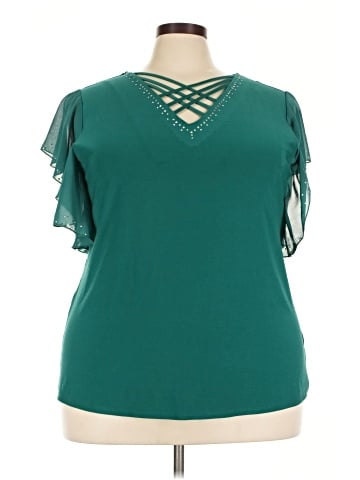 NY Collection Short Sleeve Top (view 1)