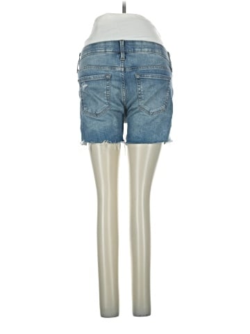 Isabel Maternity Denim Shorts (view 2)