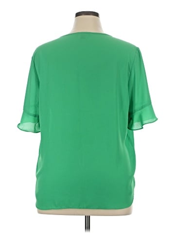 Roz & Ali Short Sleeve Blouse (view 2)