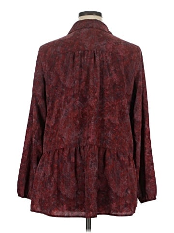 LOGO by Lori Goldstein 3/4 Sleeve Blouse (view 2)