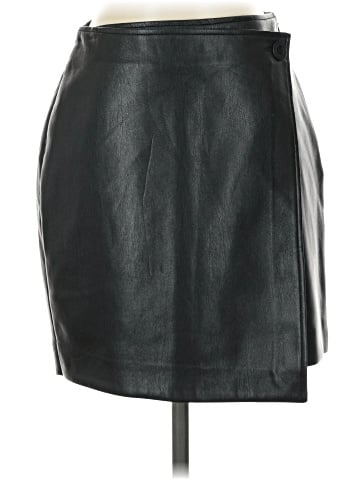Babaton Faux Leather Skirt (view 1)
