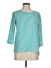 Only Teal 3/4 Sleeve Blouse Size 8 - photo 1