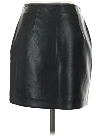 Babaton Faux Leather Skirt (view 2)