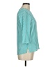 Only Teal 3/4 Sleeve Blouse Size 8 - photo 4