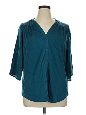 Blooming Jelly 3/4 Sleeve Blouse (view 1)
