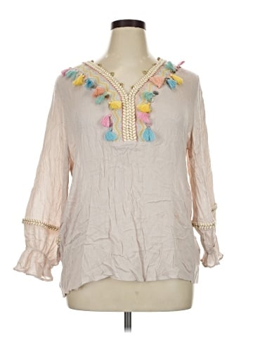 Soft Surroundings Long Sleeve Blouse (view 1)