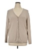 August Silk Tan Cardigan Size 1X - photo 1