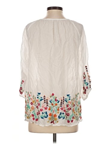 Johnny Was 3/4 Sleeve Blouse (view 2)