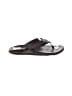 OluKai 100% Leather Brown Flip Flops Size 9 - photo 1