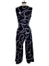 Nina Leonard Graphic Blue Jumpsuit Size S - photo 2