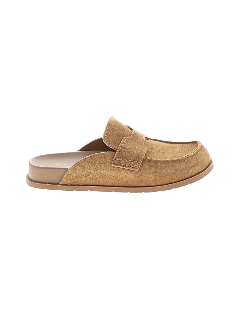 Pre-owned Project Cloud Mule/clog In Tan