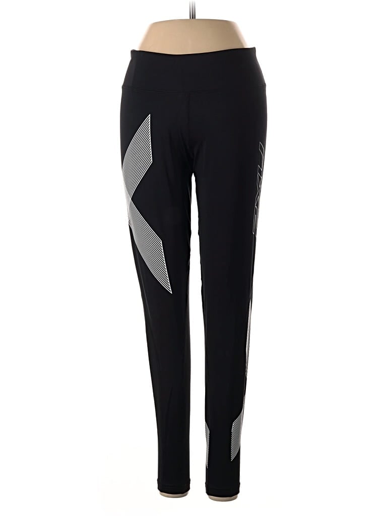 Pre-owned 2xu Active Pants In Black