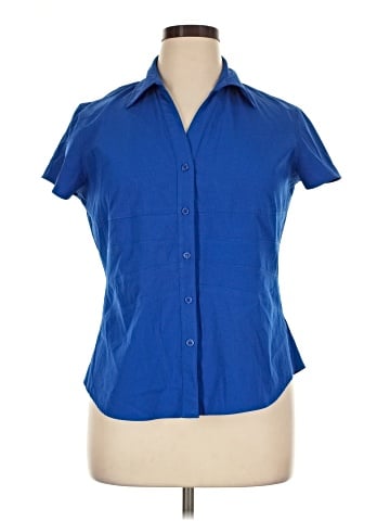 Style&Co Short Sleeve Blouse (view 1)