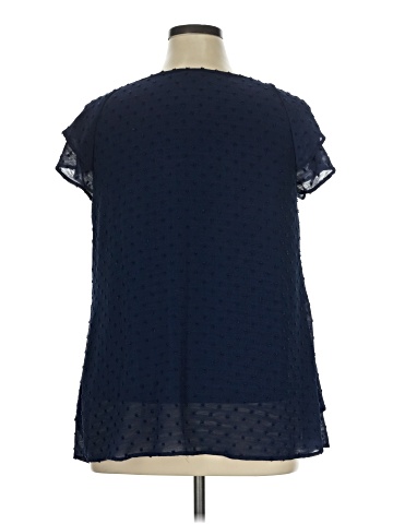 Roz & Ali Short Sleeve Blouse (view 2)