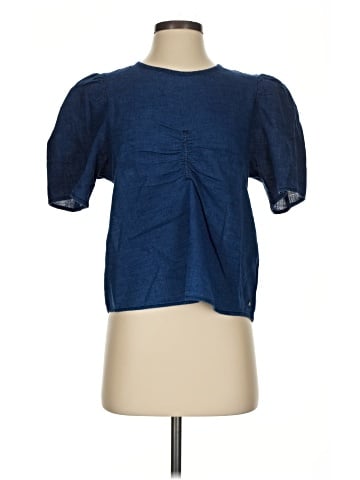 DKNY Jeans Short Sleeve Blouse (view 1)